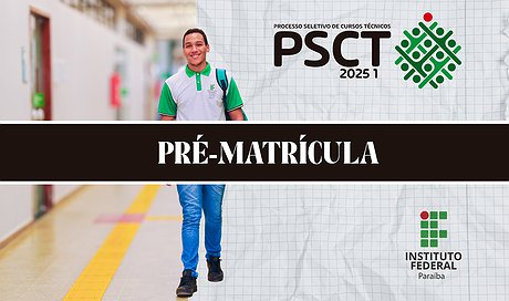 1ª chamada para pré-matrícula