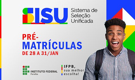 Sisu : IFPB divulga edital para pré-matrícula