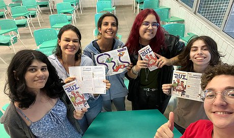 Produto de pesquisa de equipe do Curso de Design Gráfico do IFPB Campus Cabedelo cria panfleto ilust